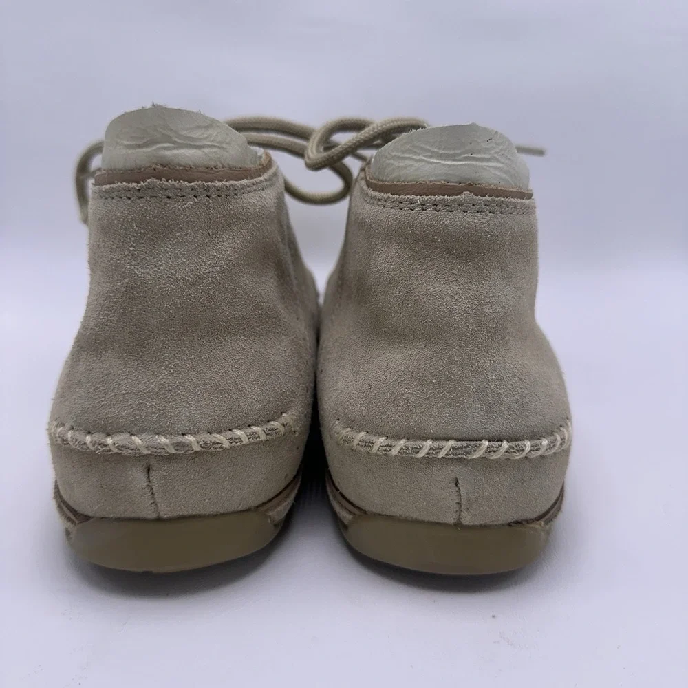 Levi's‎ Men's Suede Chukka Boots Tan/Beige Moc Toe Lace Up Size 8 US / 41 EU